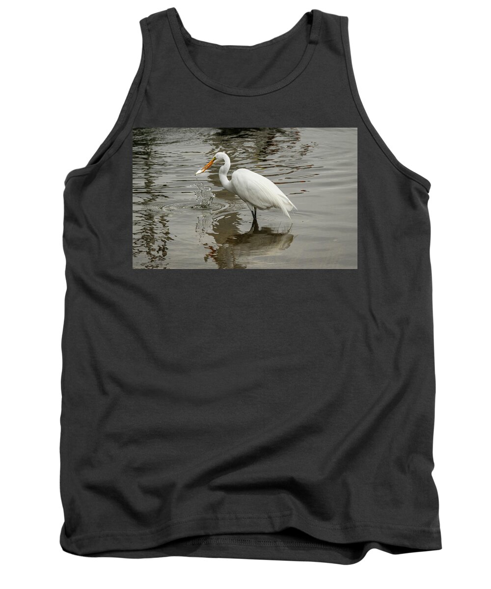 Feeding Tank Top featuring the photograph Feeding Time by Les Greenwood