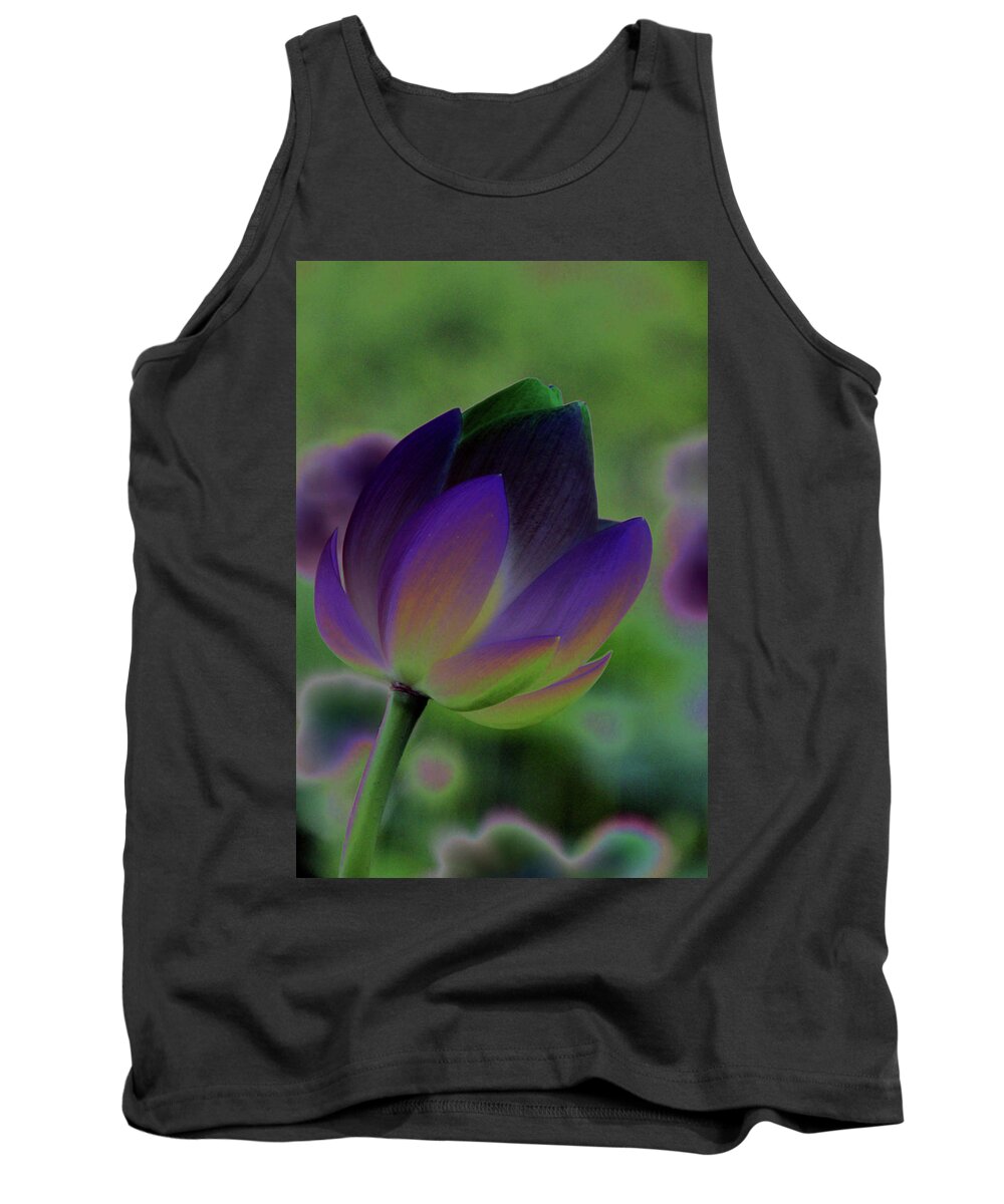 Flower Tank Top featuring the photograph Filtered Lotus 1272 by Carolyn Stagger Cokley