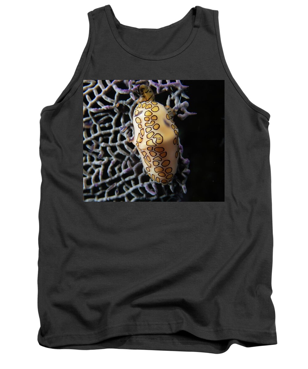 Snail Tank Top featuring the photograph Flamingo Tongue by Brian Weber