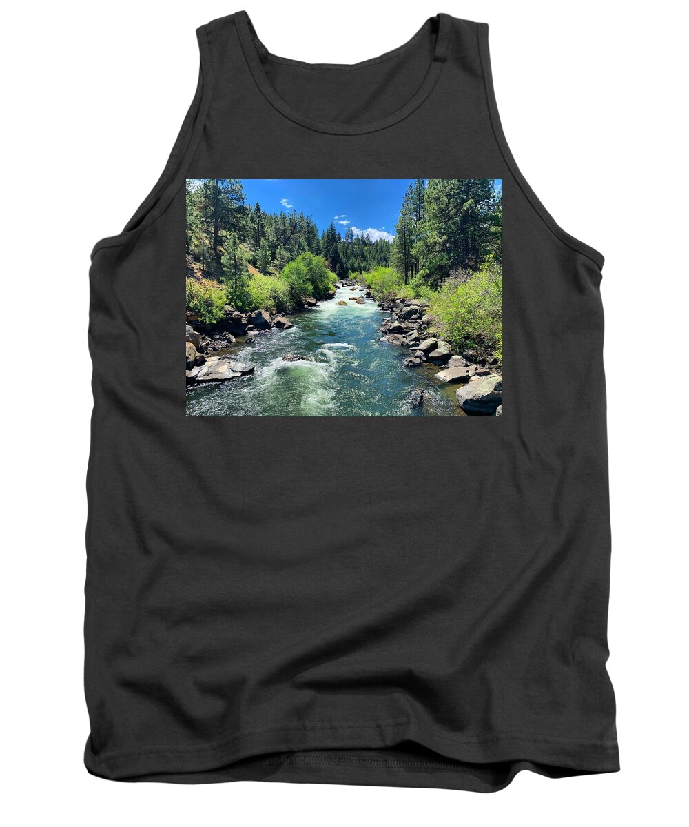 Descutes Tank Top featuring the photograph Flowing Descutes by Brian Eberly