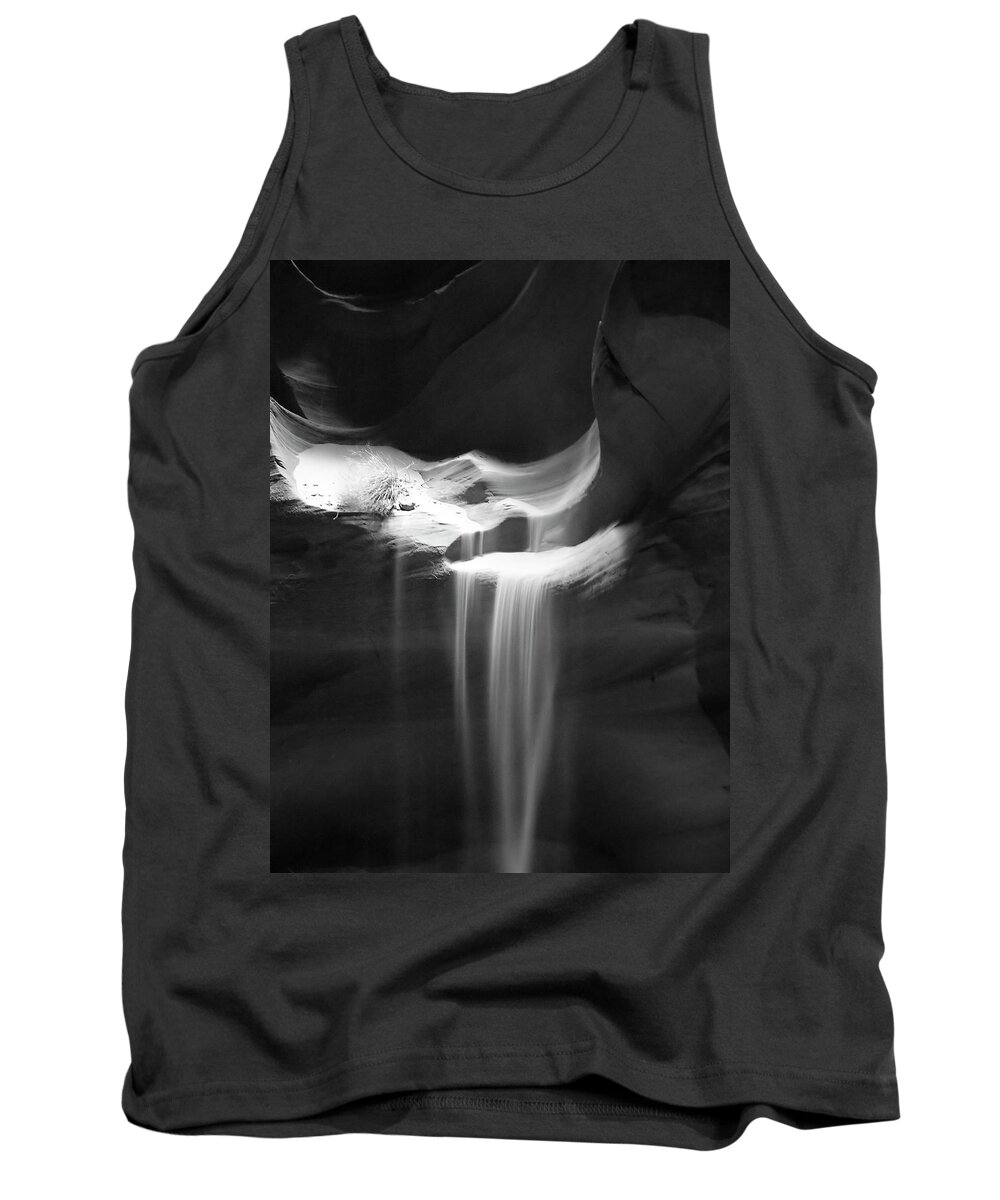 Antelope Canyon Az Tank Top featuring the photograph Flowing Sand in Antelope Canyon by Lucinda Walter