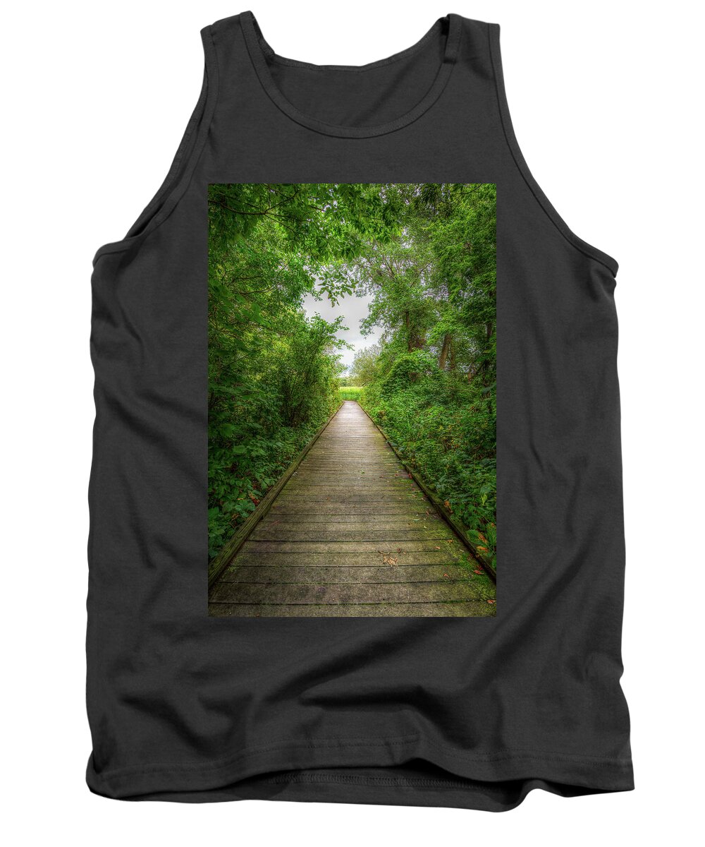 Path Tank Top featuring the photograph Follow Your Path by Brad Bellisle
