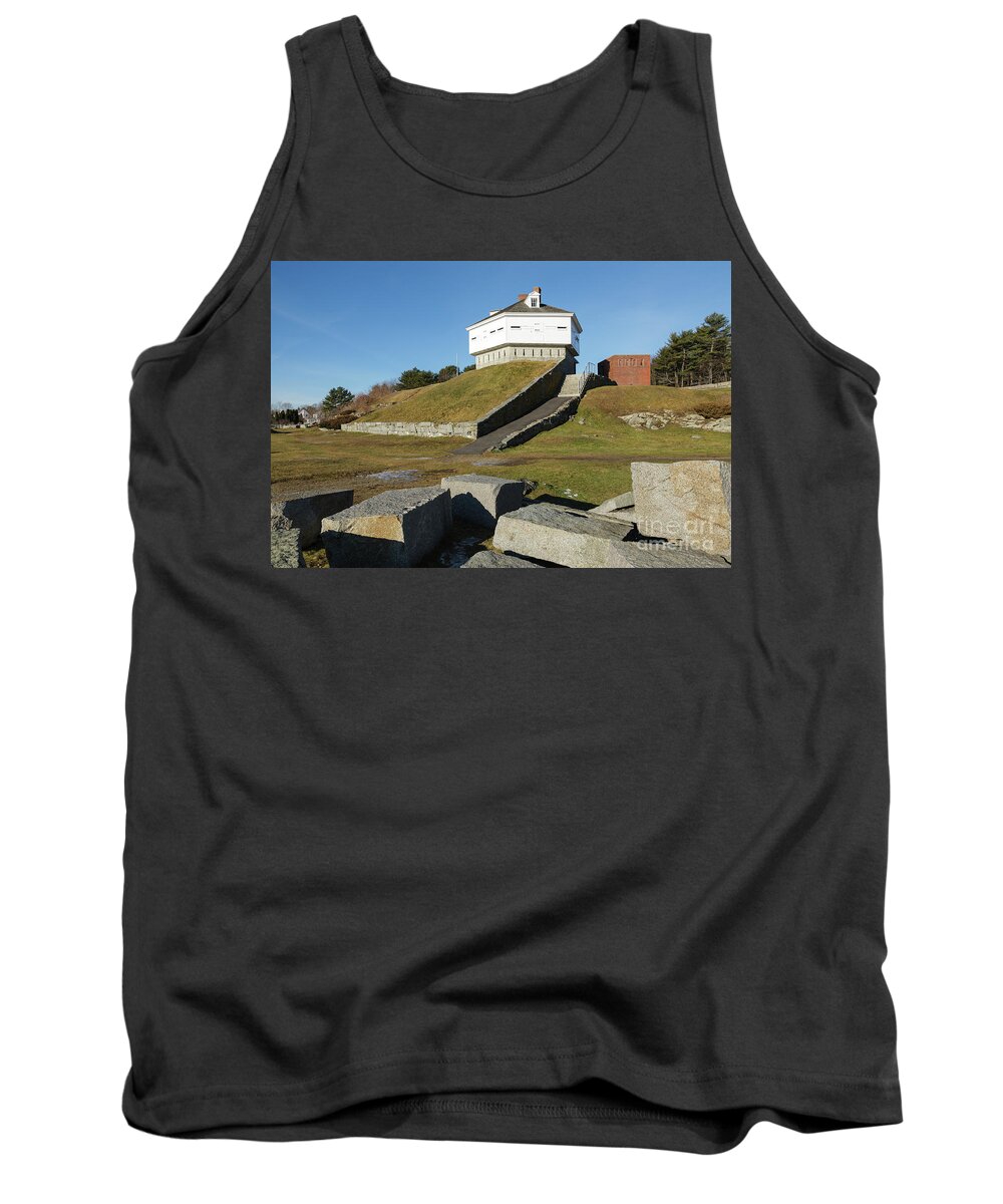 1800s Tank Top featuring the photograph Fort McClary - Kittery Point, Maine by Erin Paul Donovan