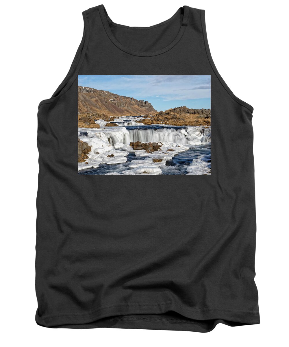 Iceland Tank Top featuring the photograph Frozen by Uri Baruch