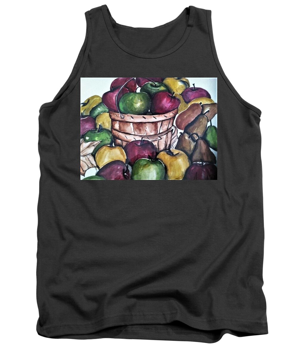  Tank Top featuring the painting Fruit by Angie ONeal