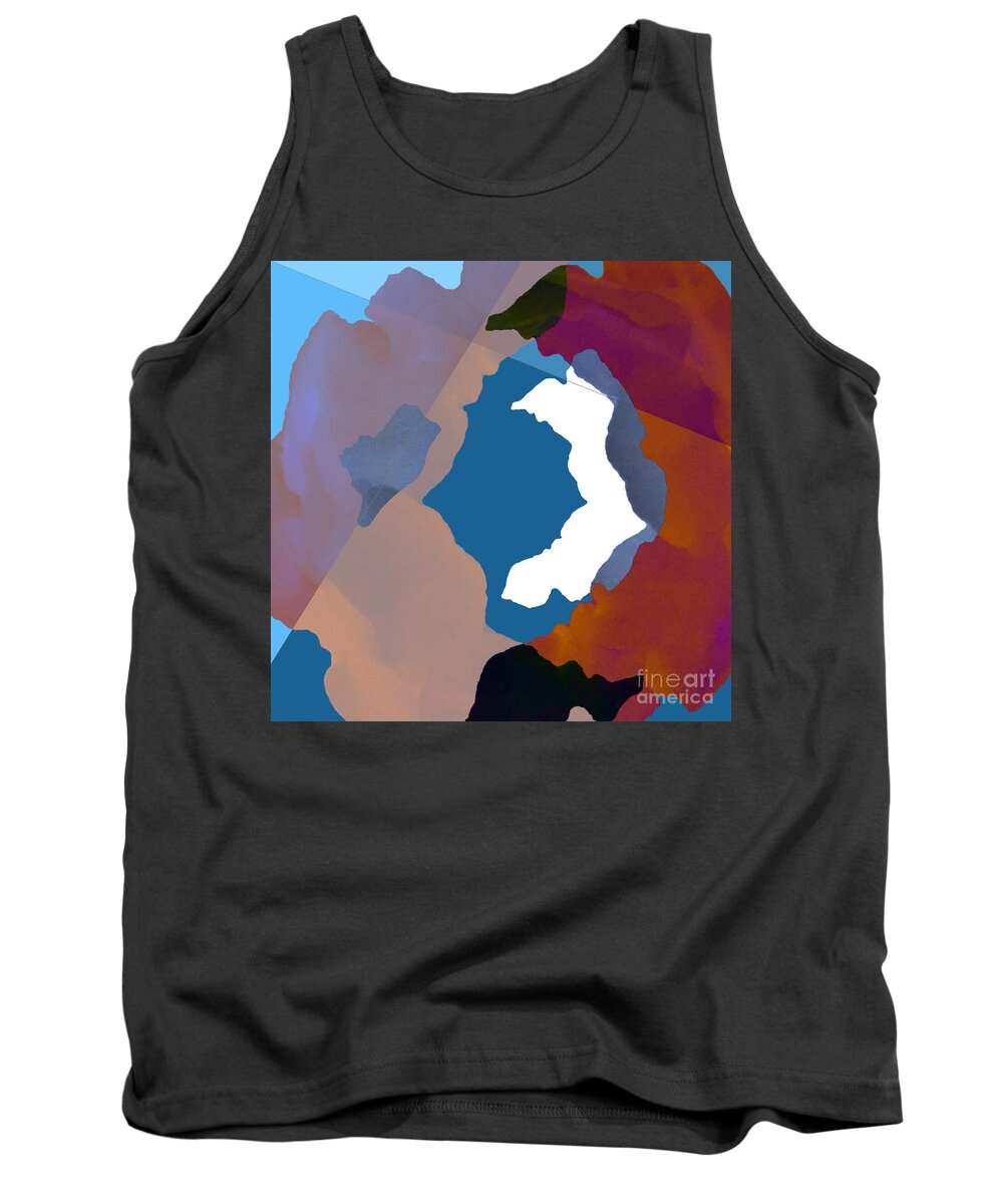 Contemporary Art Tank Top featuring the digital art Gather by Jeremiah Ray