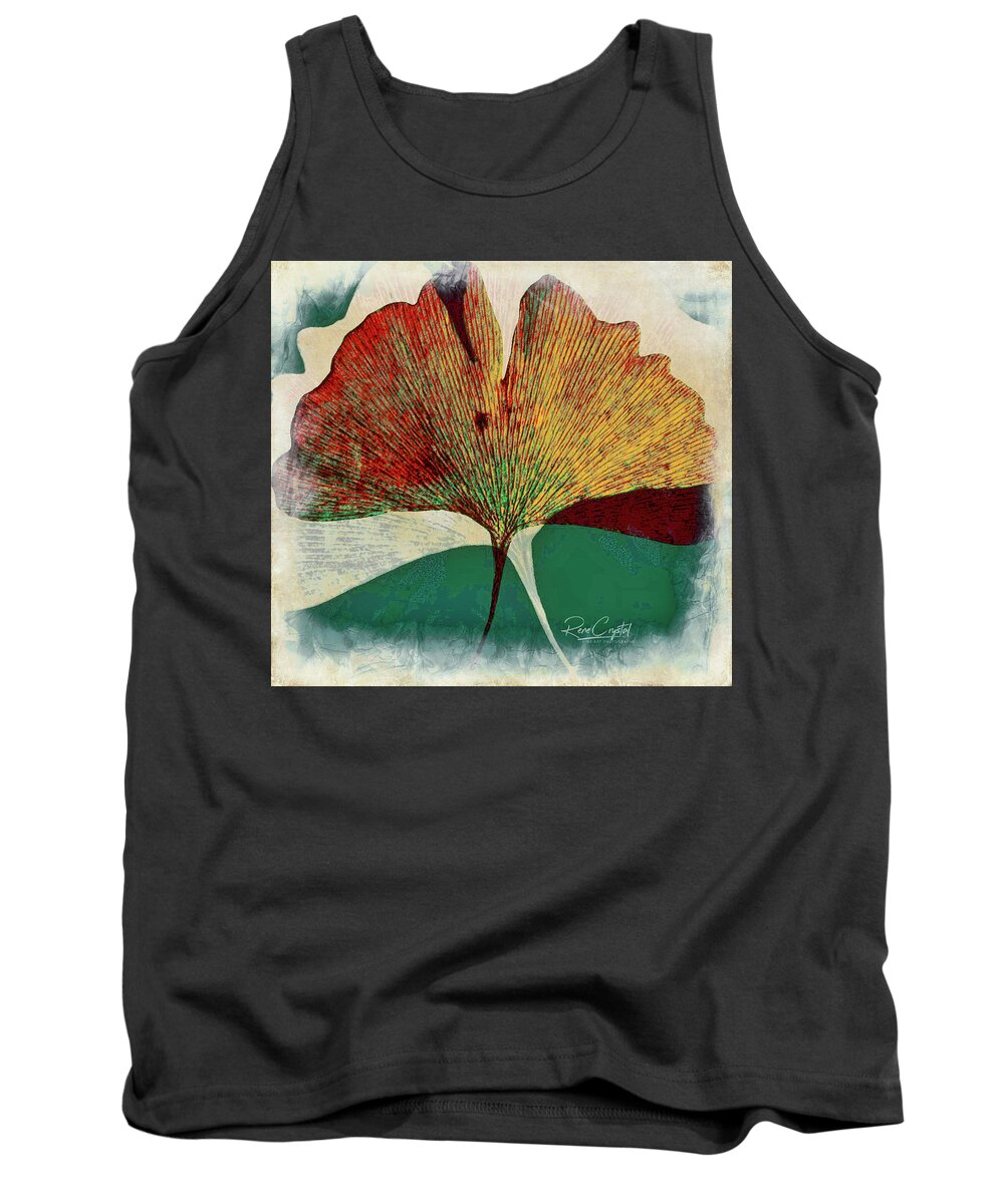 Leaves Tank Top featuring the photograph Ginkgo de Mayo by Rene Crystal