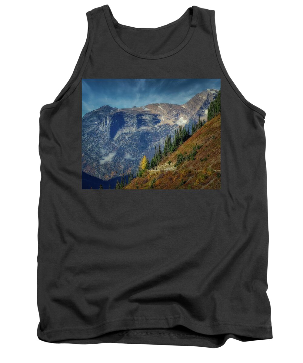Mountain Tank Top featuring the photograph Glacier National Park by Dan Eskelson