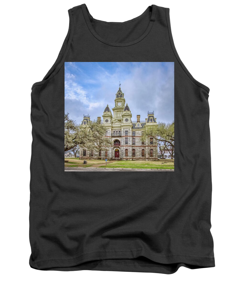 Goliad County Courthouse Tank Top featuring the photograph Goliad County Courthouse by Jurgen Lorenzen