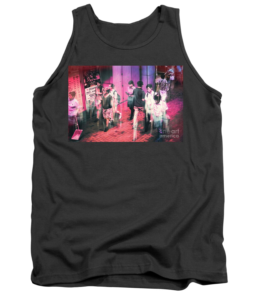 Street Photography Tank Top featuring the photograph Gotta Be Going Somewhere by Davy Cheng