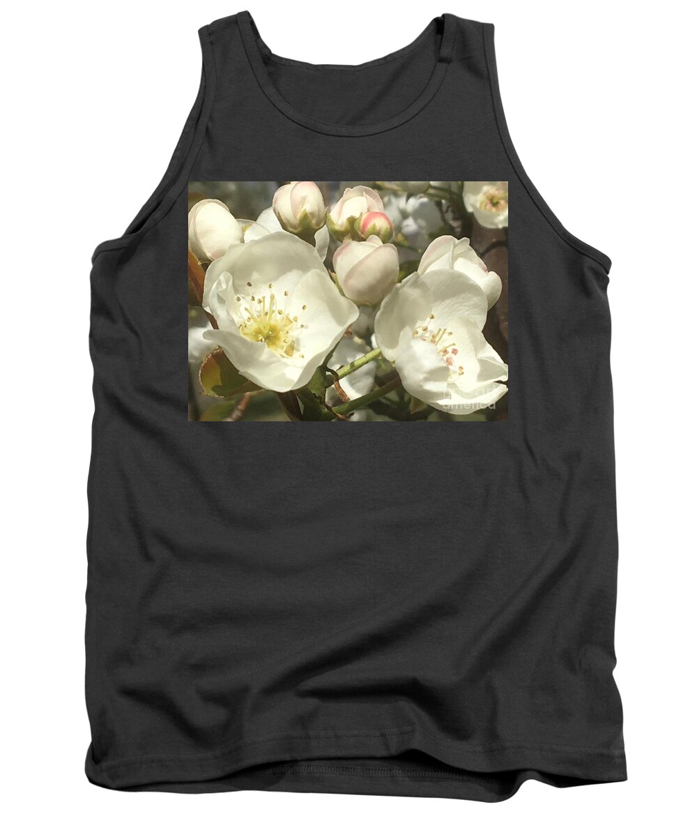 Pear Flowers Tank Top featuring the photograph Happy Family by Carmen Lam