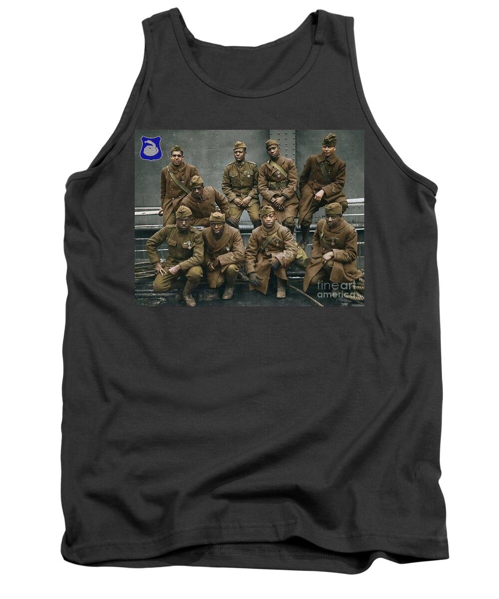 Harlem Hellfighters (369th Infantry Regiment) Tank Top featuring the photograph Harlem Hellfighters by Baltzgar