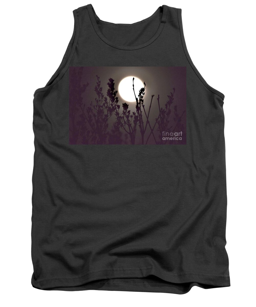 Full Moon Tank Top featuring the photograph Harvest Moon Risin' by Debra Banks