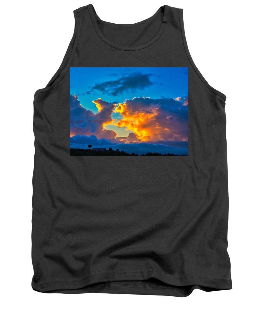 Dramatic Sky Tank Top featuring the photograph Heavenly Portal by Martyn Boyd