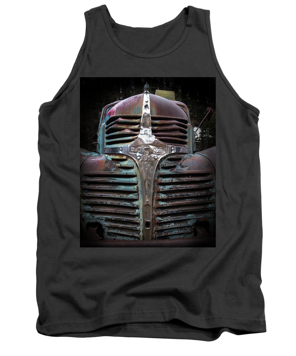 Old Tank Top featuring the photograph Heavy Metal by Ron Weathers