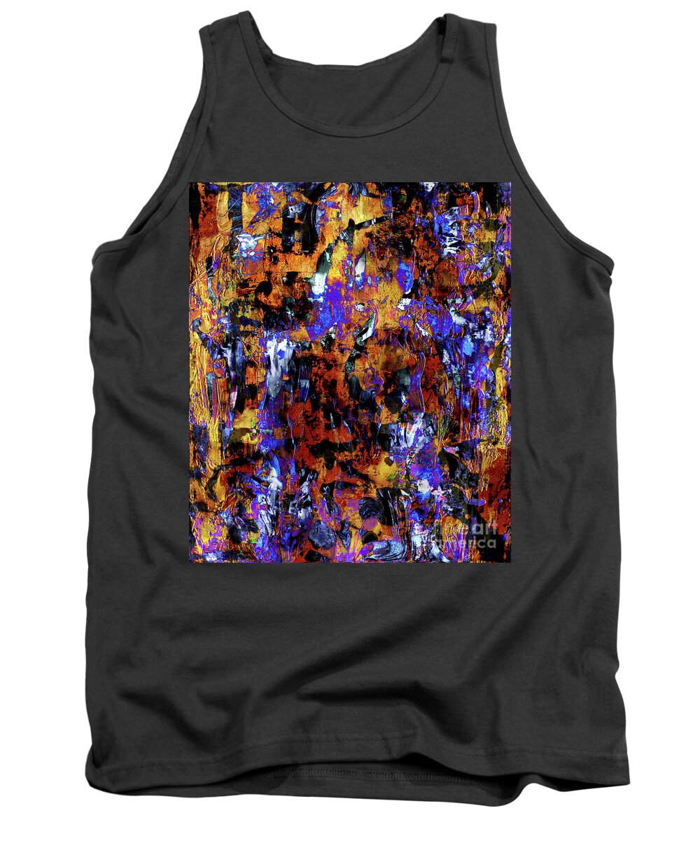 A-fine-art Tank Top featuring the painting Hollywood Nights by Catalina Walker