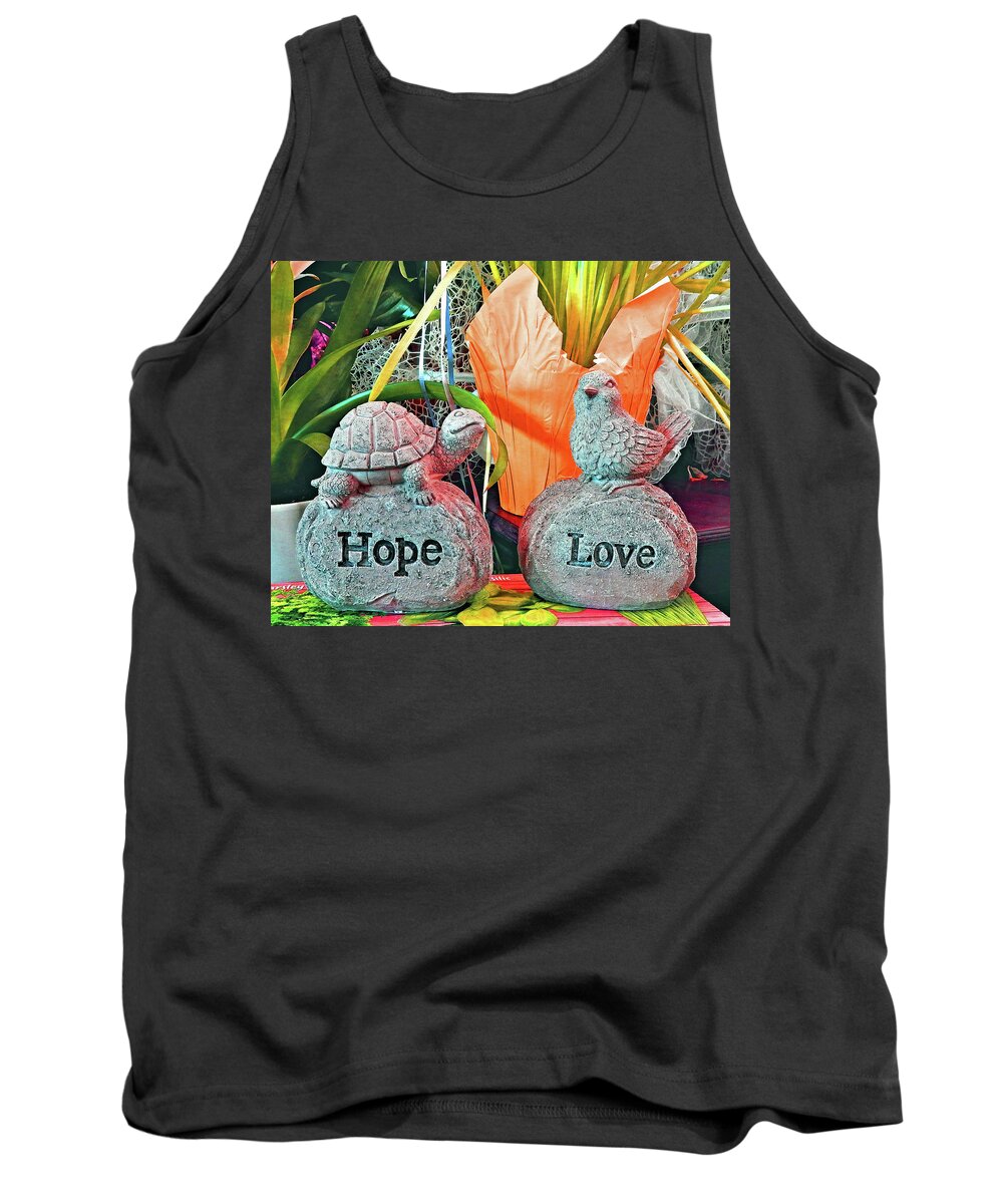 Hope Tank Top featuring the photograph Hope And Love by Andrew Lawrence
