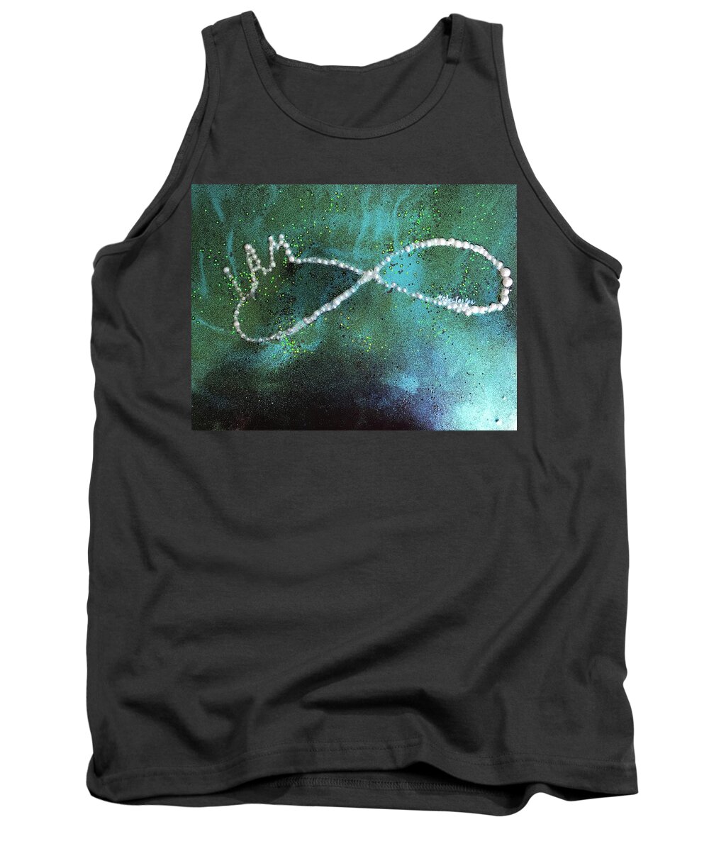I Am Tank Top featuring the painting I Am Unlimited by Medge Jaspan