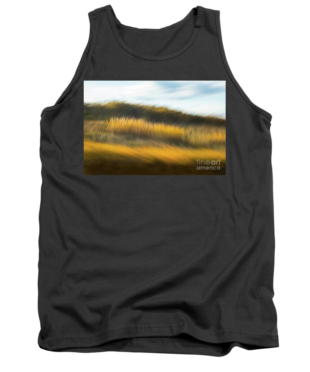 Abstracts Tank Top featuring the photograph In Fields of Gold by Marilyn Cornwell