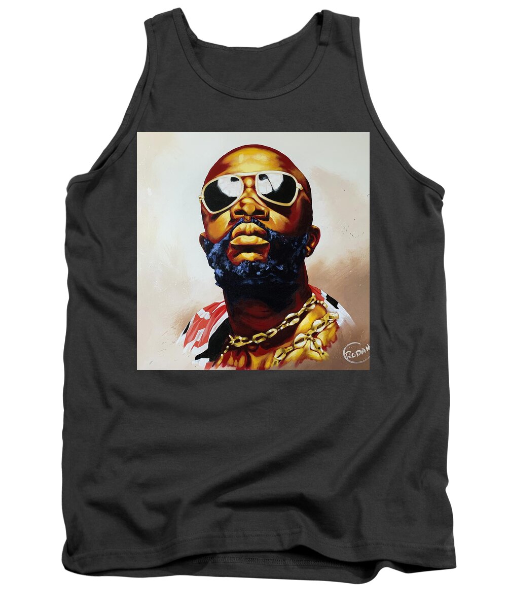 Acrylic Painting Tank Top featuring the painting Isaac by Daniel Ross