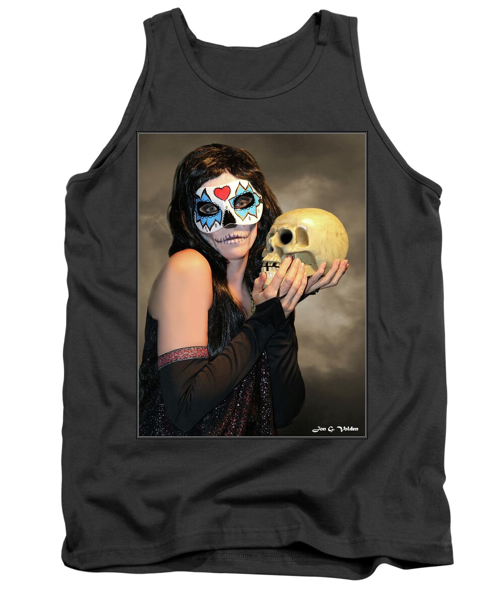 Lady Tank Top featuring the photograph Lady Evil by Jon Volden