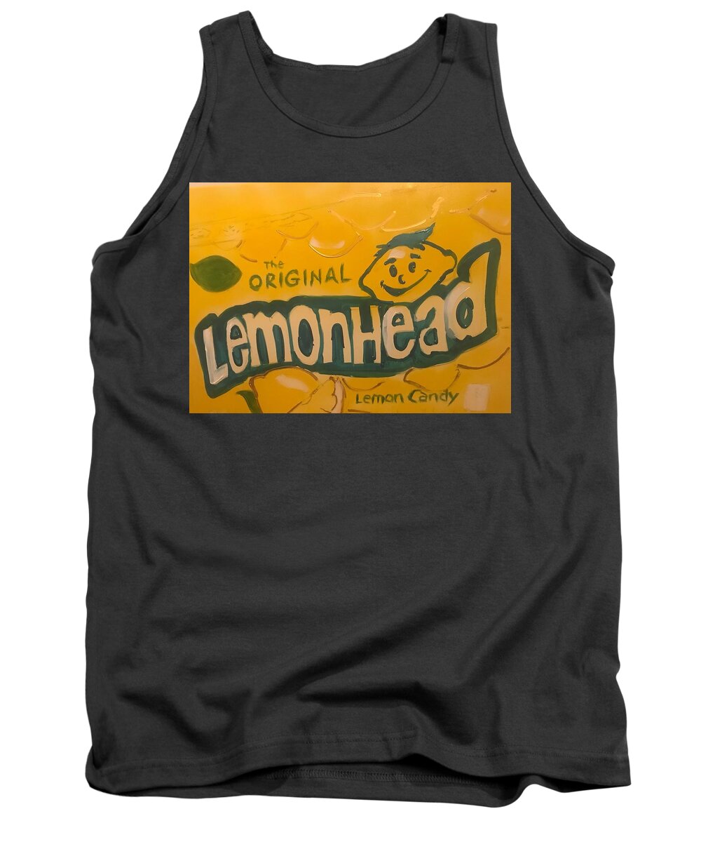  Tank Top featuring the painting Lemon by Angie ONeal