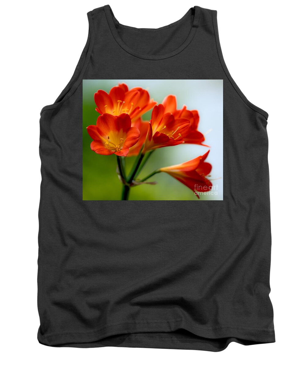 Lilium Tank Top featuring the photograph Lilium composition by The P