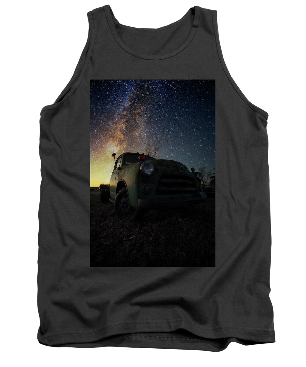 Milky Way Tank Top featuring the photograph Lost Keys by Aaron J Groen