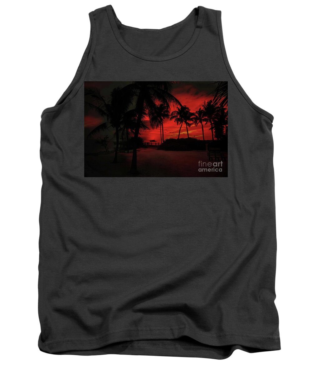 Florida Keys Tank Top featuring the photograph Love Is A Marathon by Ed Taylor
