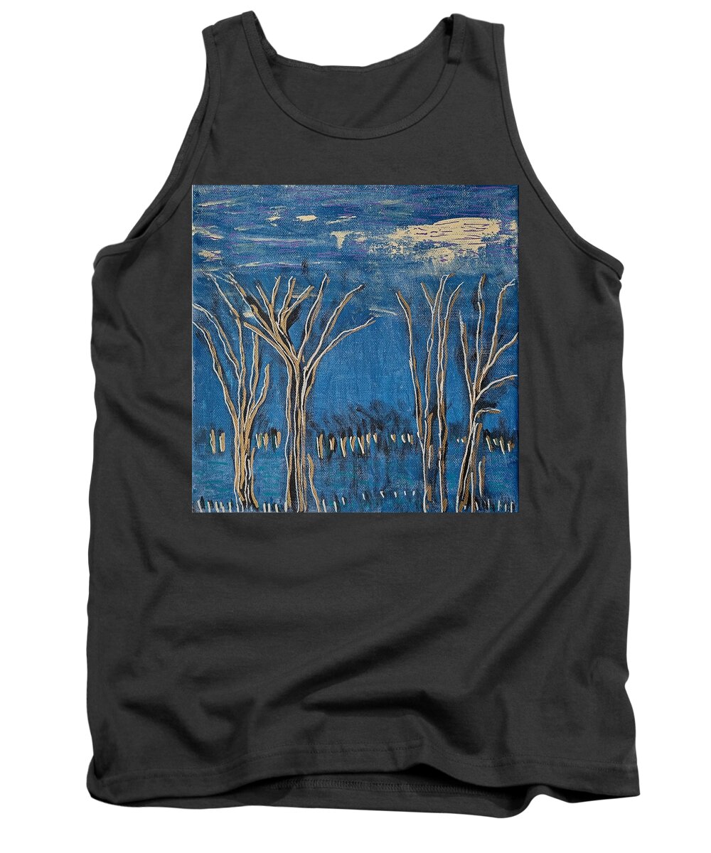 Colorado Tank Top featuring the painting Low Ceiling by Pam O'Mara