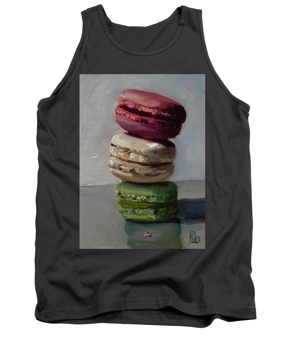 Macaroons Tank Top featuring the painting Macaroons by Lee Stockwell