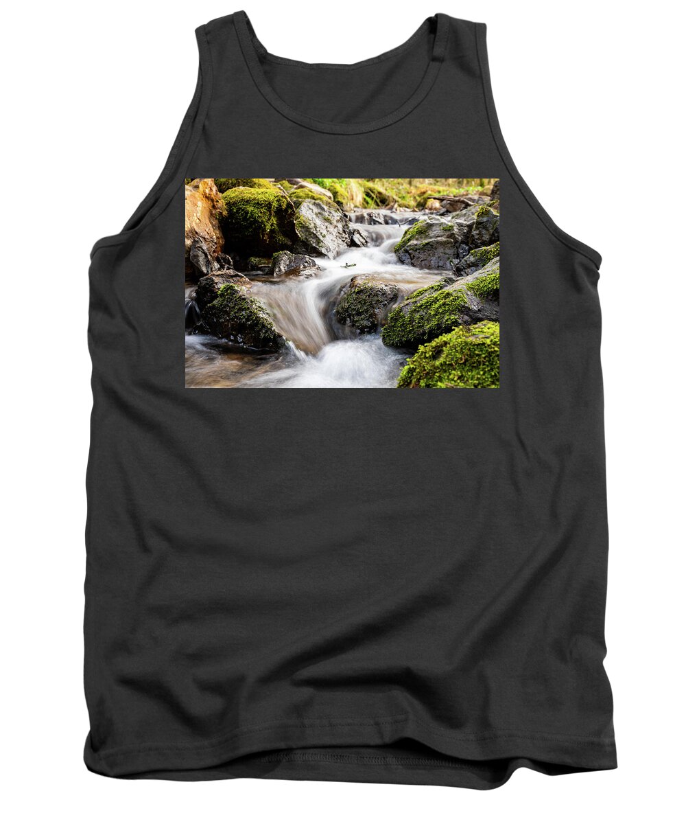 Stream Tank Top featuring the photograph Maelstrom by Gavin Lewis