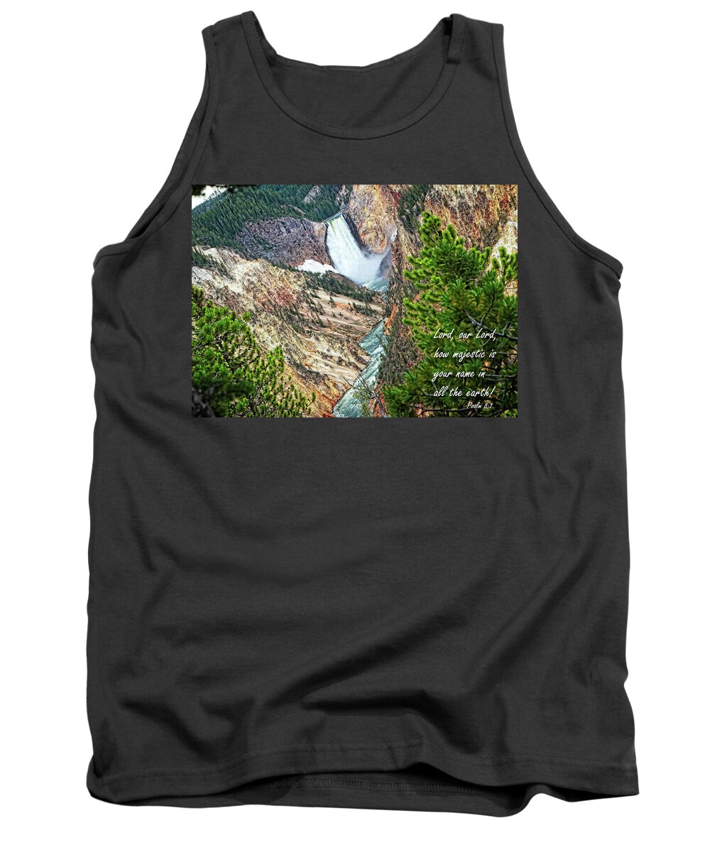 Bible Tank Top featuring the photograph Majestic Lord - Inspirational Image by Lincoln Rogers