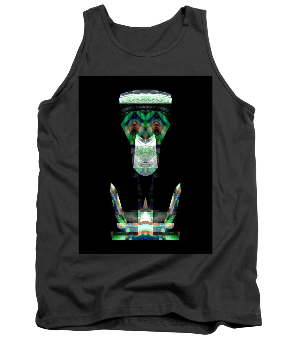 Tranquility Tank Top featuring the digital art Me a Doll 31 by Edgeworth Johnstone