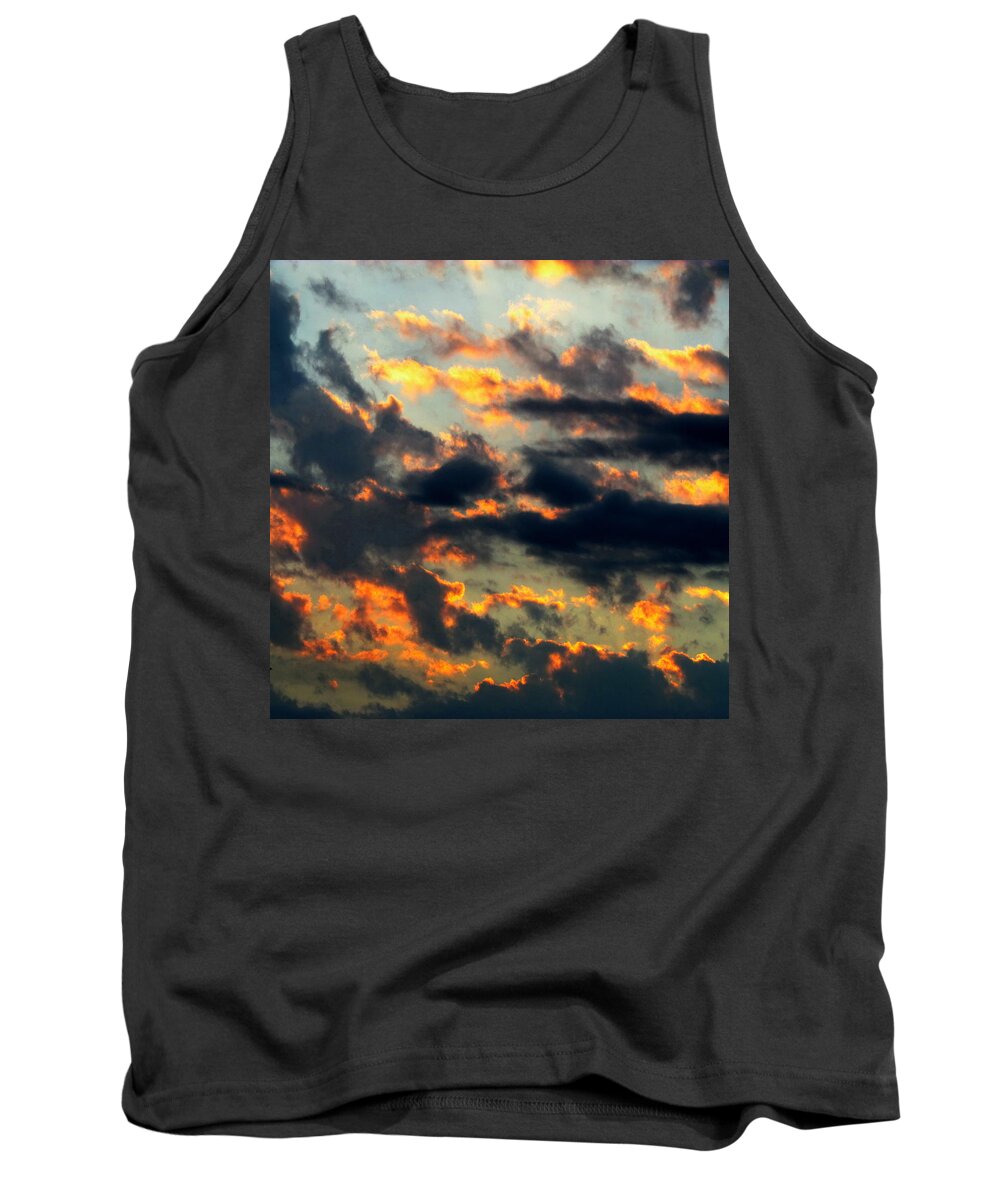 Clouds Tank Top featuring the photograph Menace by Tambra Nicole Kendall