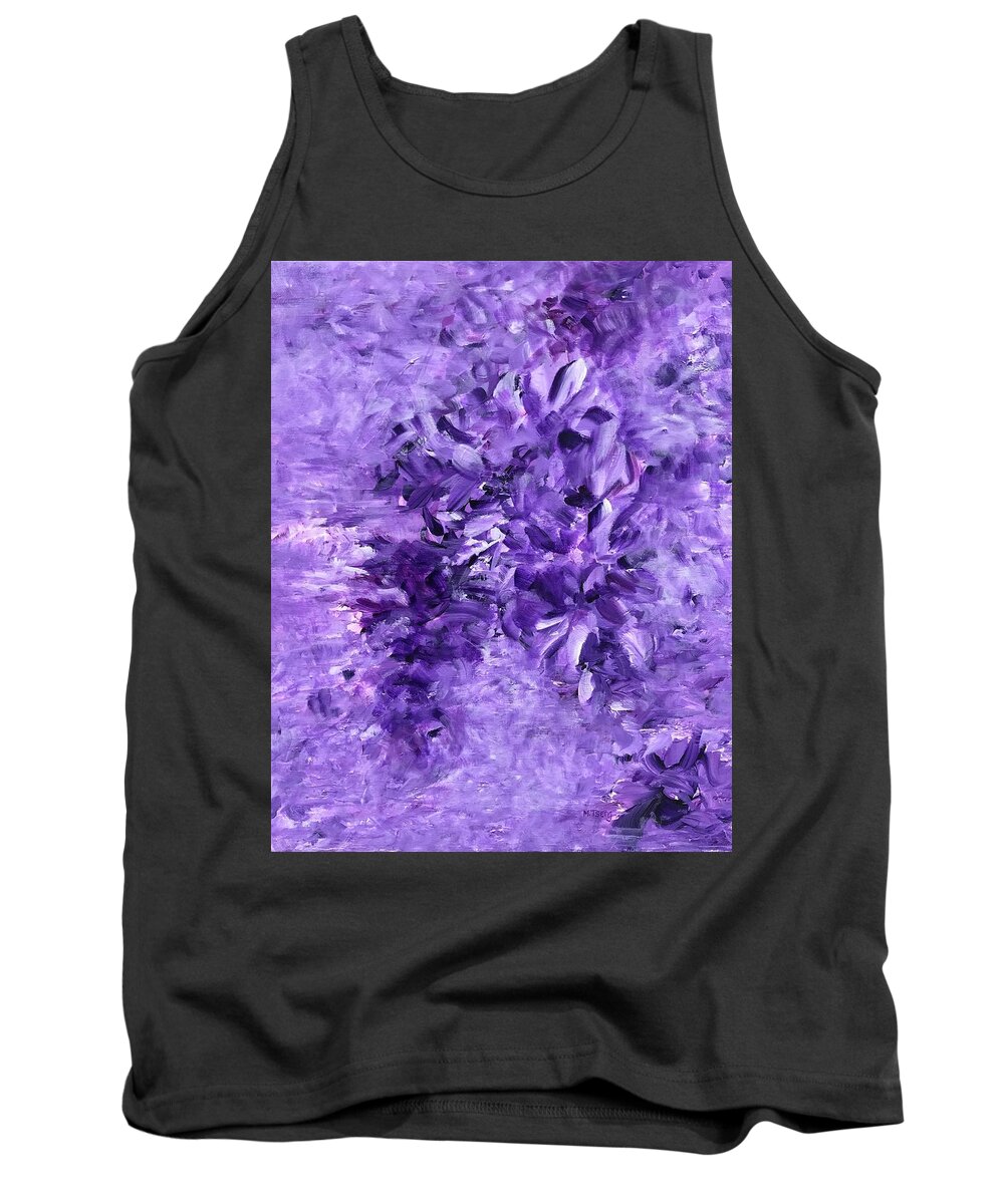 Mirage Tank Top featuring the painting Mirage # 6 by Milly Tseng