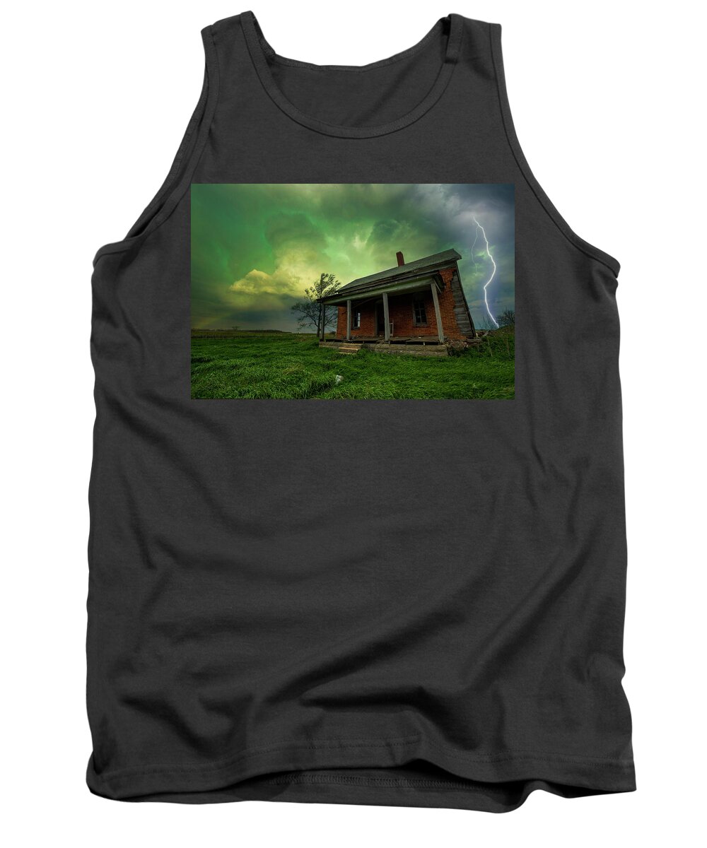 South Dakota Tank Top featuring the photograph Monsters are Real by Aaron J Groen