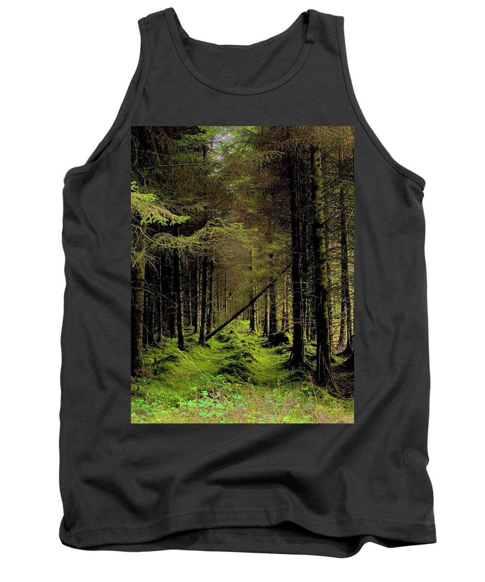  Ireland Tank Top featuring the photograph Mossy Path by Six Months Of Walking