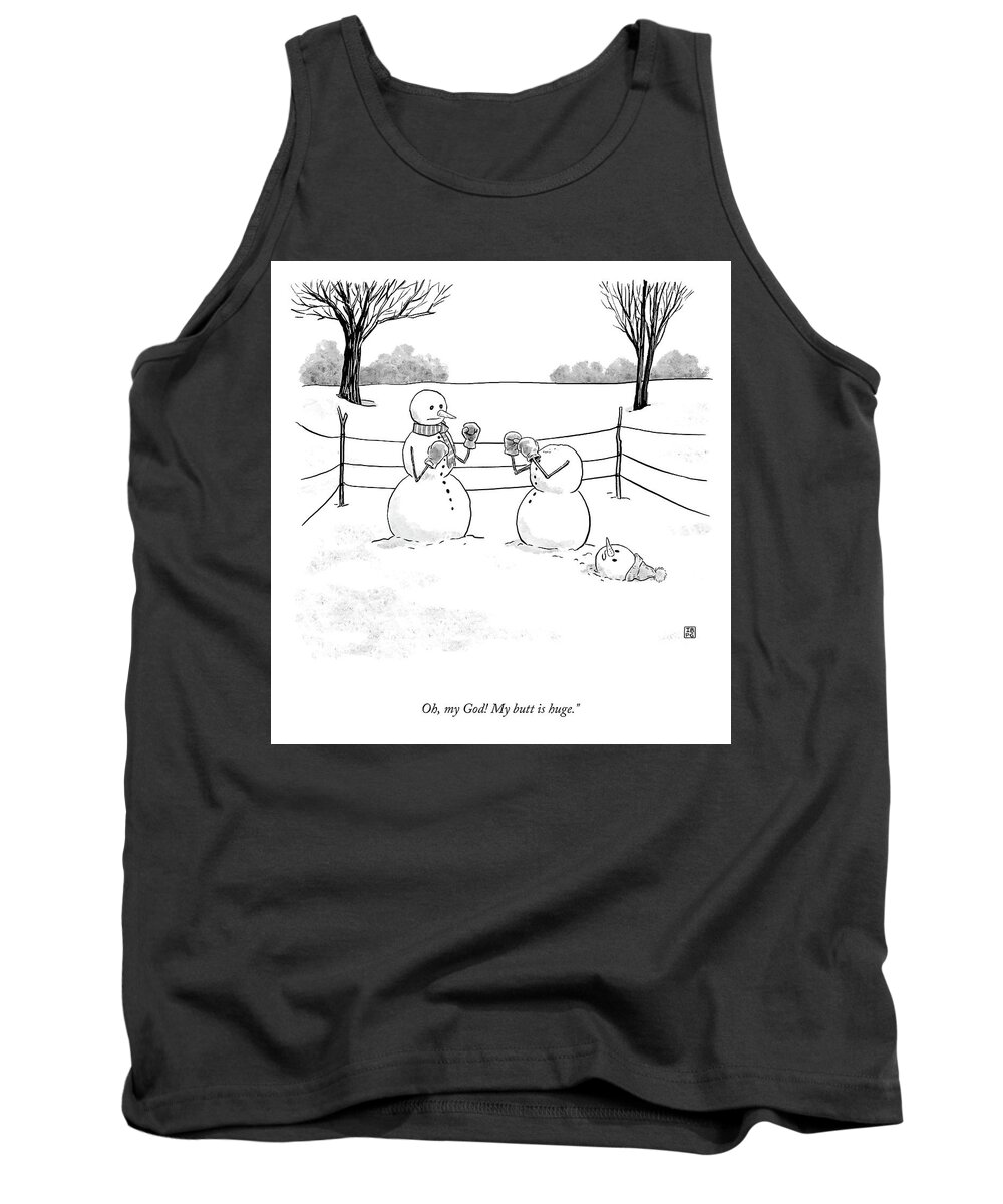 Cctk Tank Top featuring the drawing My Butt is Huge by Pia Guerra and Ian Boothby
