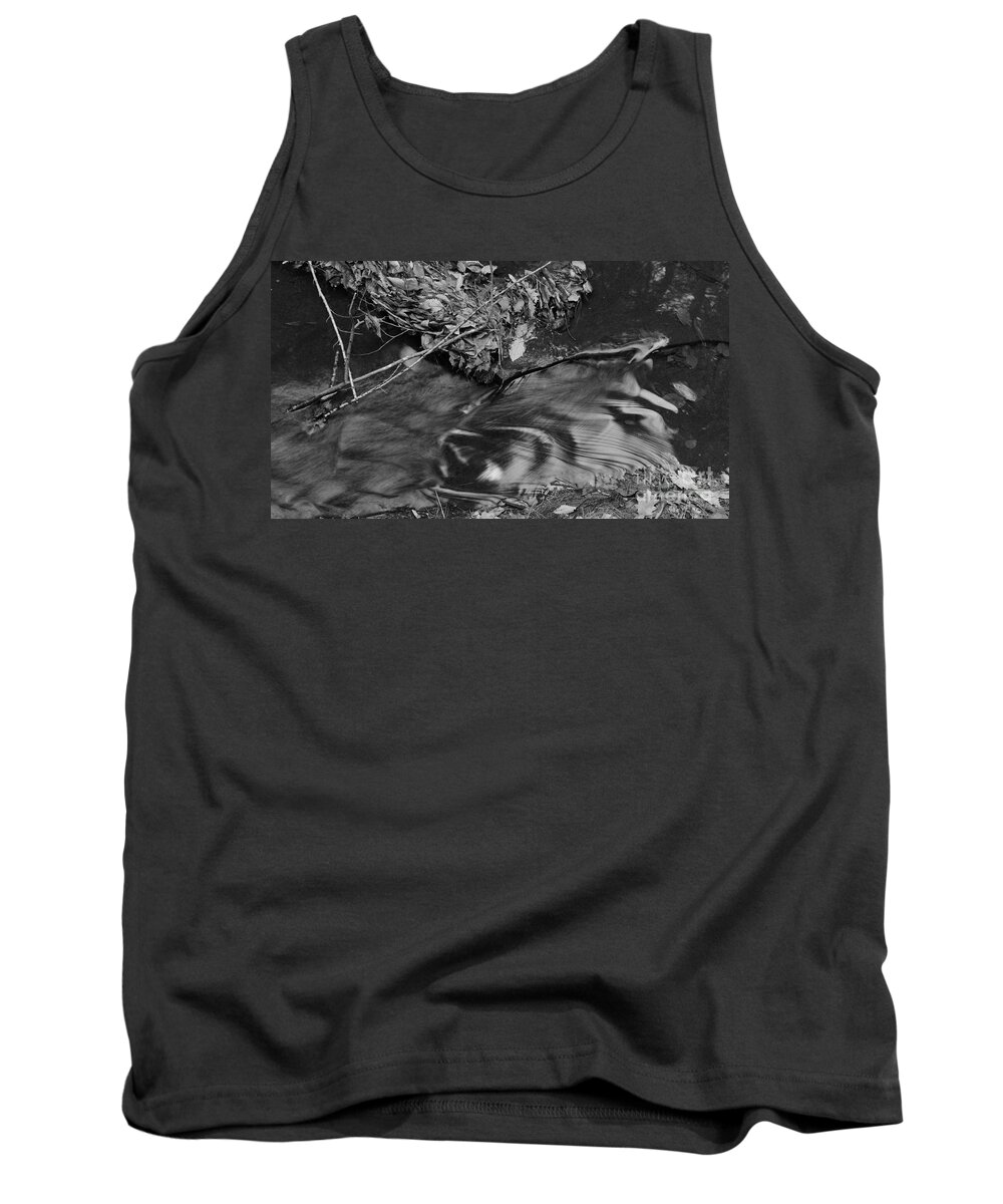 Watkins Glen State Park Sp Tank Top featuring the photograph Nature's Beauty in Black and White by fototaker Tony
