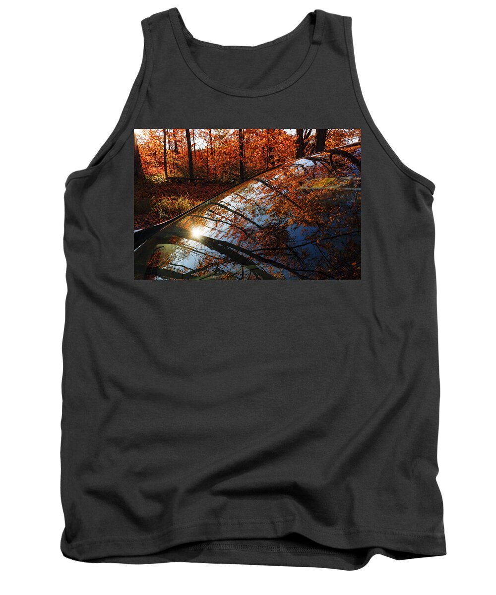 Autumn Tank Top featuring the photograph New England Fall by Alexander Farnsworth