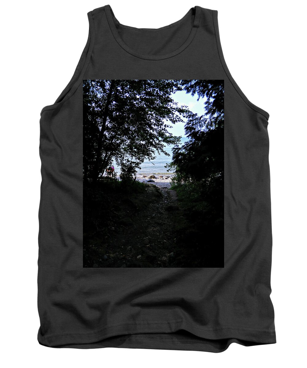 No Bum About It Tank Top featuring the photograph No Bum About It by Cyryn Fyrcyd