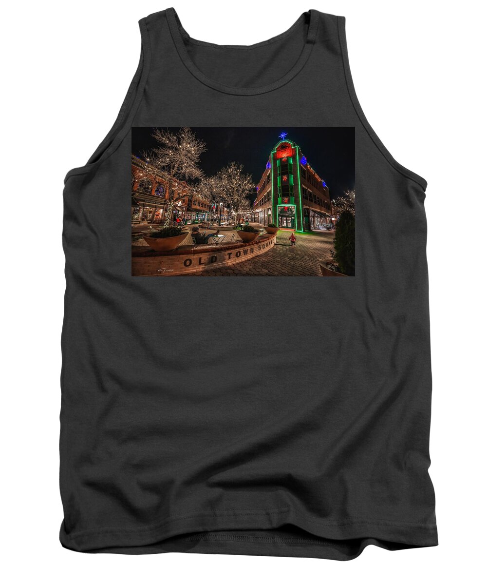 Old Town Square Tank Top featuring the photograph Old Town Square by Christopher Thomas