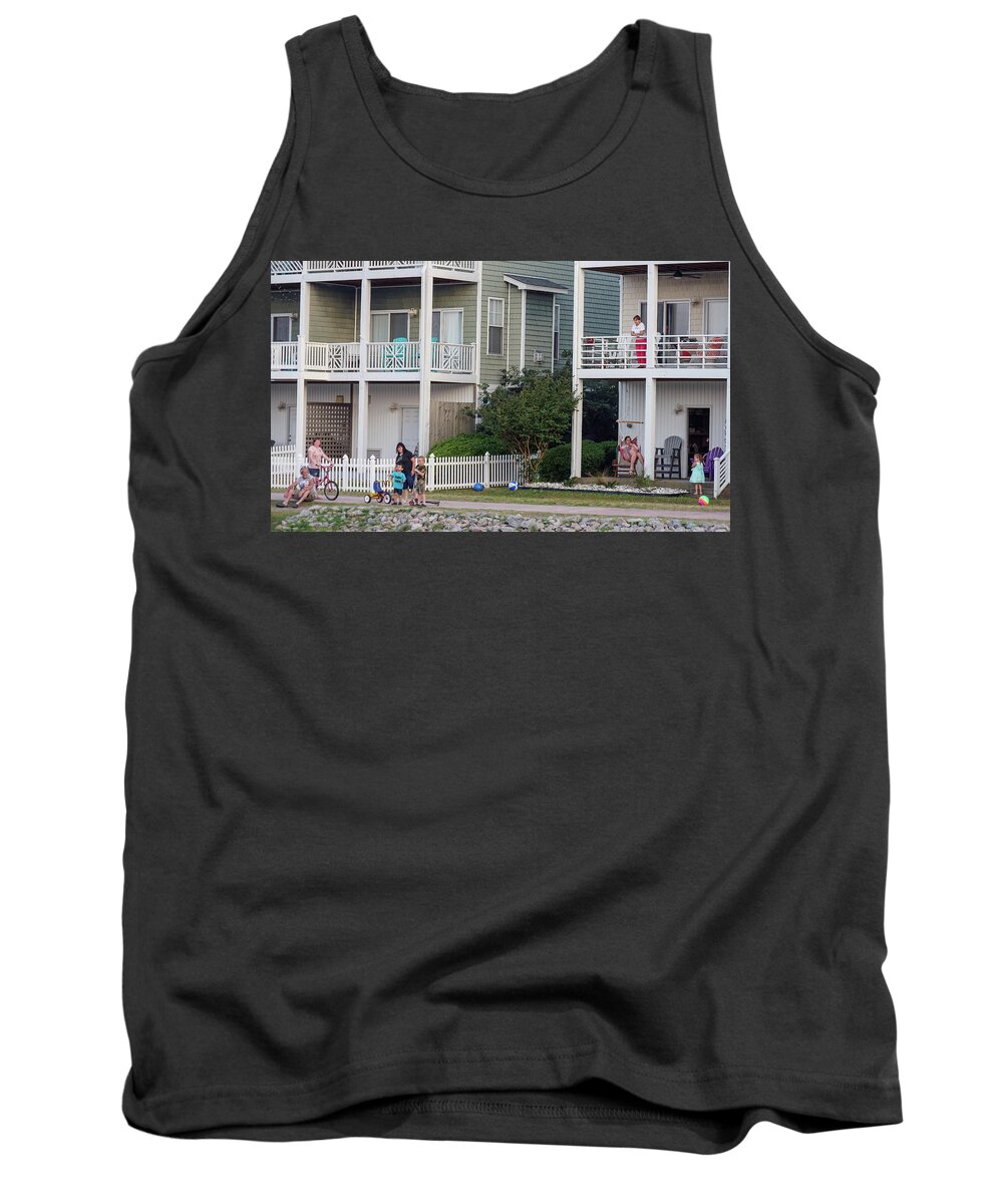 Family Tank Top featuring the photograph Pam's Family by WAZgriffin Digital