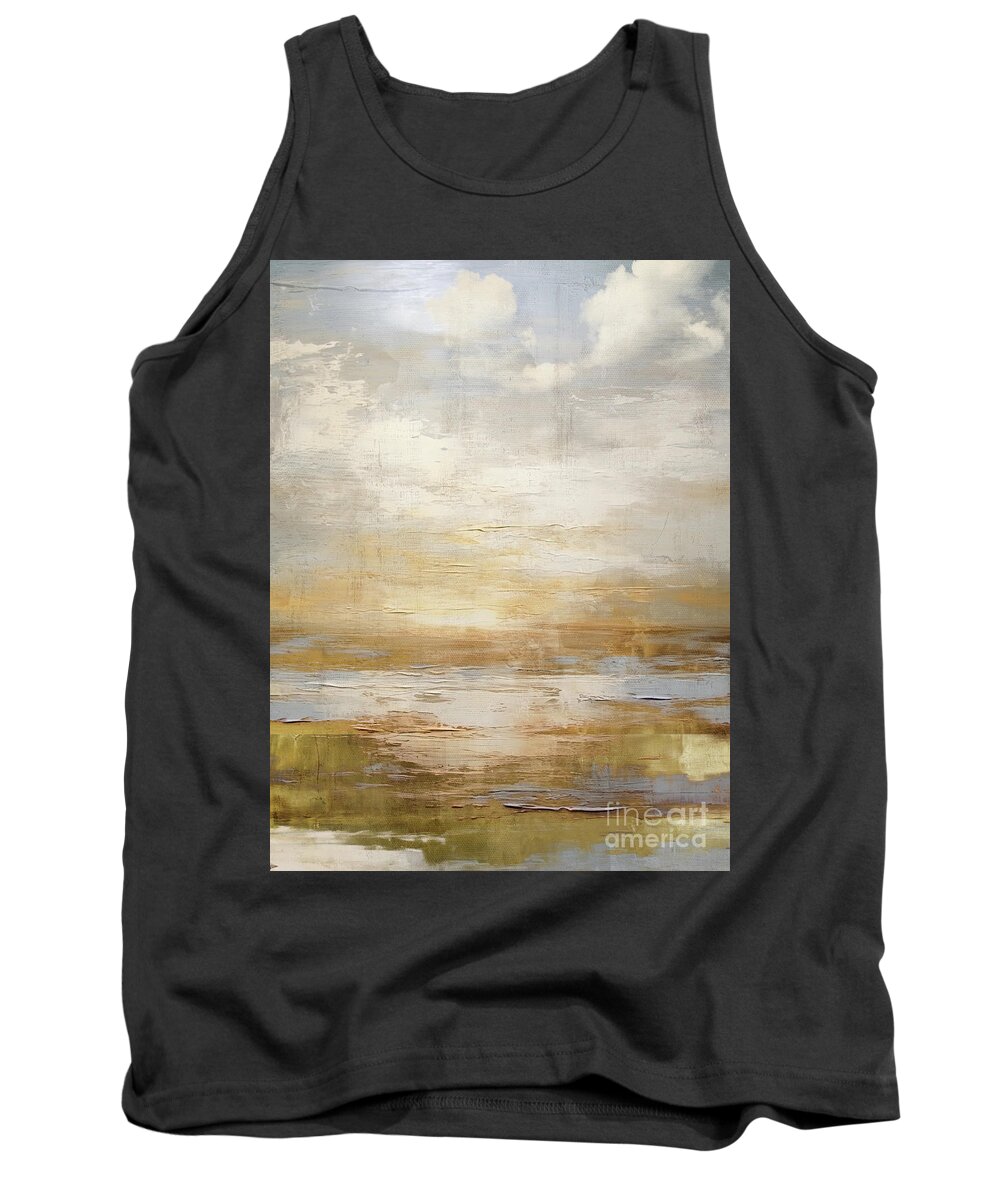 Abstract Painting Tank Top featuring the painting Passing By by Mindy Sommers