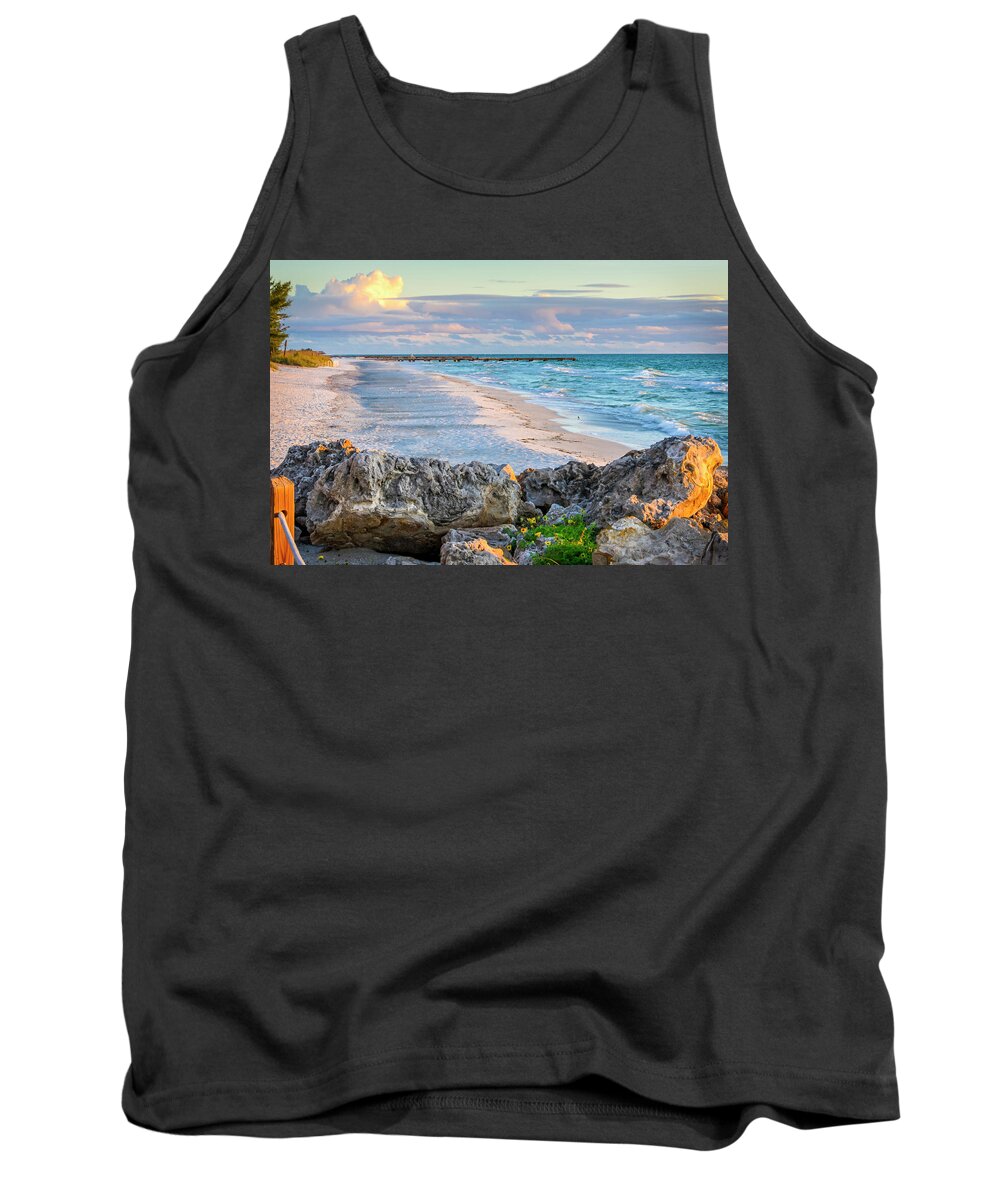 Sunset Tank Top featuring the photograph Peace and Tranquility by Michael Smith