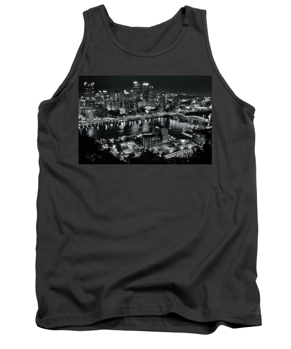 Pittsburgh Tank Top featuring the photograph Pittsburgh Full City View by Frozen in Time Fine Art Photography