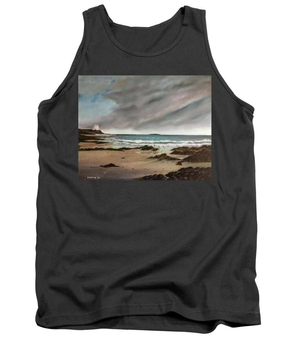Portmarnock Tank Top featuring the painting Portmarnock Dawn by Martine Murphy