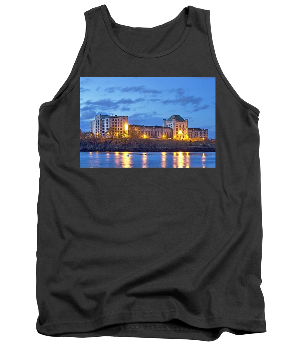 Naval Tank Top featuring the photograph Portsmouth Naval Prison by Eric Gendron