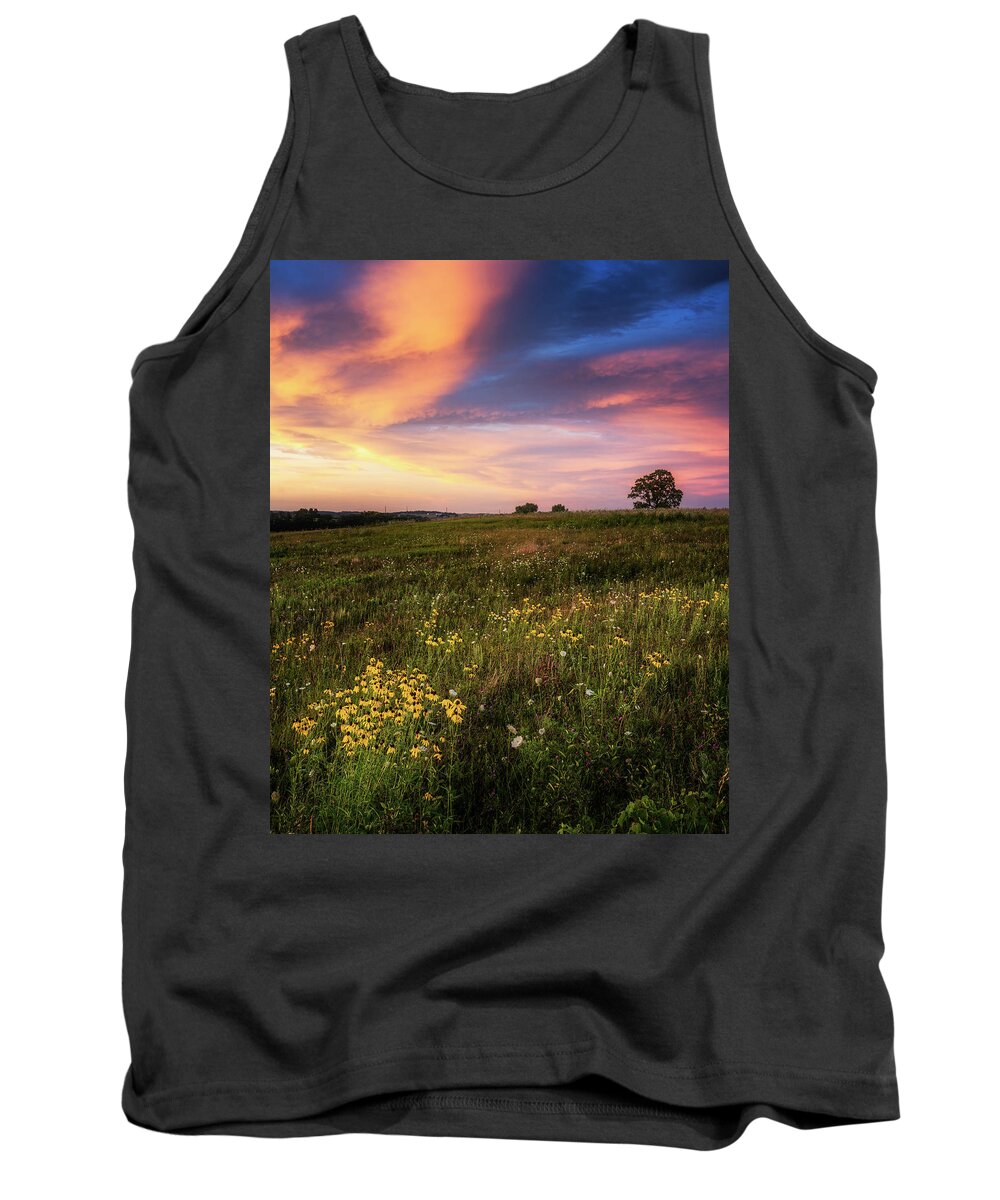 Wildflowers Tank Top featuring the photograph Prairie Color by Nate Brack